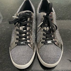 Super cute Sparkly Mk sneakers Women’s SZ 8 .. only wore them in house  $50